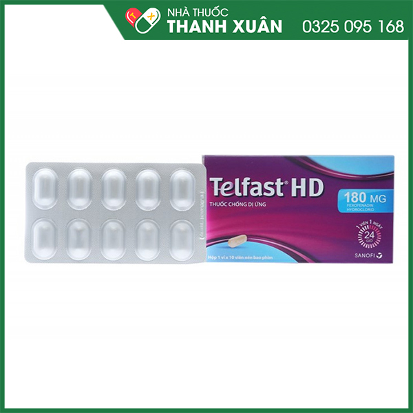 Telfast HD trị viêm mũi dị ứng, mày đay